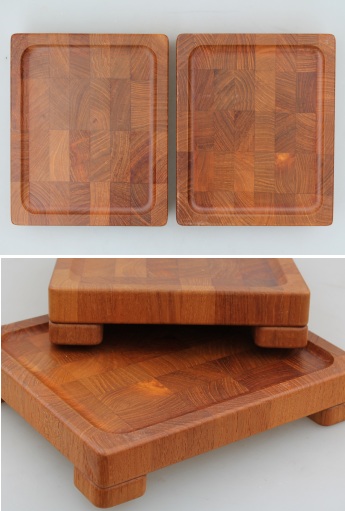 To Træbakker Woodline Design Birgit Krogh (BK)
