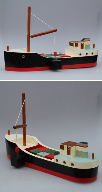 Model af Træskib ca. 1960