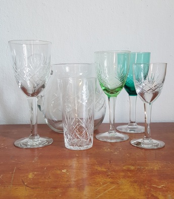 Orator Skoleuddannelse London Else Krystalglas fra Kastrup Glasværk fra 1919 sælges. Den Blå Fasan -  Antik og Retro