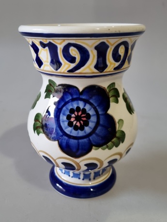 Aluminia Vase Julen 1919 Nr. 1164/1045