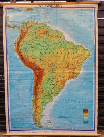 Sydamerika - flot skolekort