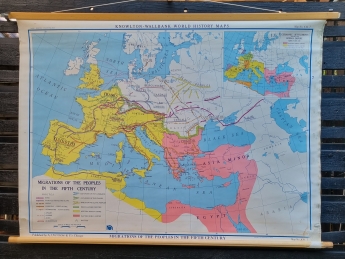 Migration of the peoples in the 5th century.