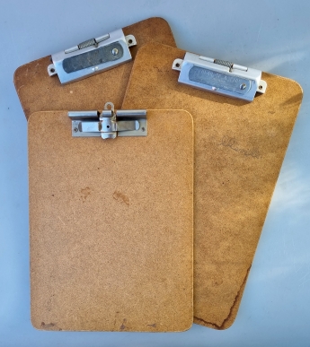 Clip Boards med metalklemmer