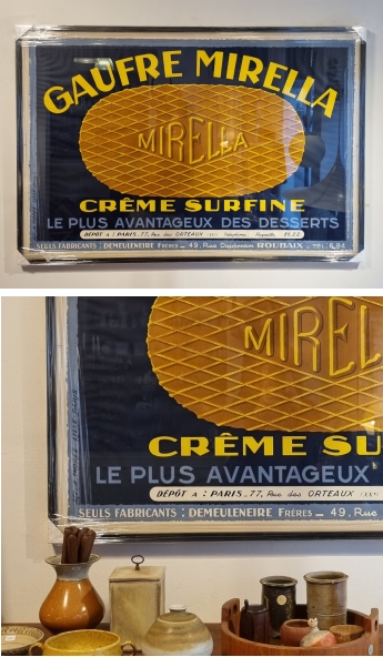 Gaufre Mirella Original Vintage Reklameplakat fra Frankrig