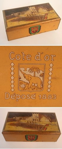 Cote D´or Dåse fra Verdensudstillingen i Bruxelles 1935