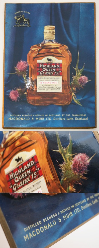 Highland Queen - gammel reklame